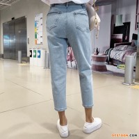韩国同步上市爆款高腰弹力收腰通勤老爹潮裤